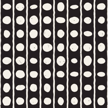 Elle çizilmiş stil etnik seamless modeli. Arka plan soyut geometrik şekiller