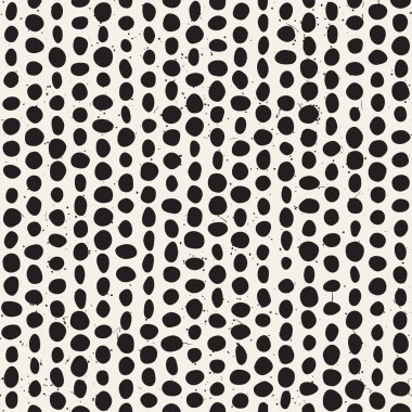 Elle çizilmiş stil etnik seamless modeli. Arka plan siyah ve beyaz soyut geometrik şekiller.