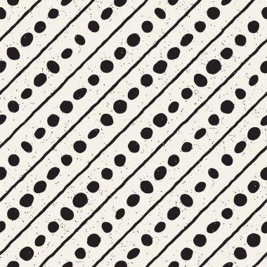 Elle çizilmiş stil etnik seamless modeli. Arka plan siyah ve beyaz soyut geometrik şekiller.