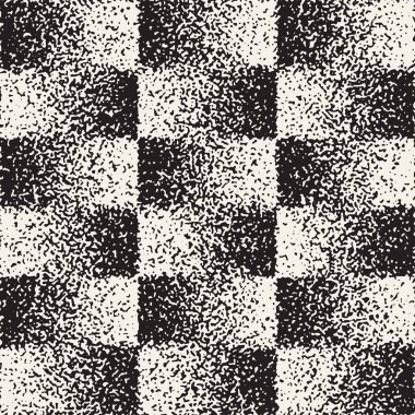 Gürültülü soyut geometrik şekiller arka plan dokulu. Vektör Dikişsiz vintage grungy desen.