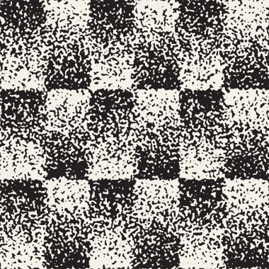 Gürültülü soyut geometrik şekiller arka plan dokulu. Vektör Dikişsiz vintage grungy desen.