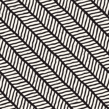 El çizimi, pürüzsüz bir şekil. Siyah beyaz soyut geometrik döşeme arkaplanı. vektör biçiminde karalama çizgisi kafesi