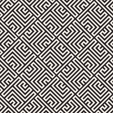 Vektör Dikişsiz örgü desen. Tek renkli kafes ile modern şık doku. Geometrik kılavuz yinelenen. Basit grafik tasarım arka plan. 