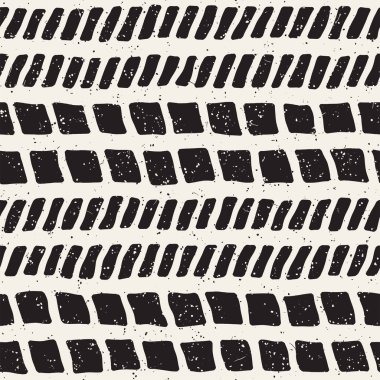 El çizimi, pürüzsüz bir şekil. Siyah beyaz soyut geometrik döşeme arkaplanı. vektör biçiminde karalama çizgisi kafesi