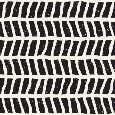 El çizimi, pürüzsüz bir şekil. Siyah beyaz soyut geometrik döşeme arkaplanı. vektör biçiminde karalama çizgisi kafesi