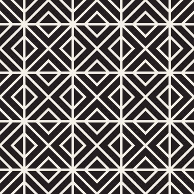 Vektör Dikişsiz örgü desen. Tek renkli kafes ile modern şık doku. Geometrik kılavuz yinelenen. Basit grafik tasarım arka plan. 