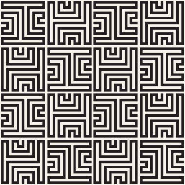 Vektör Dikişsiz örgü desen. Tek renkli kafes ile modern şık doku. Geometrik kılavuz yinelenen. Basit grafik tasarım arka plan. 