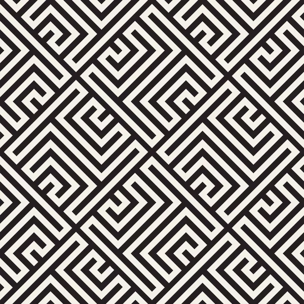 Vector Sömlös Lattice Mönster Modern Elegant Textur Med Monokrom Spaljé — Stock vektor