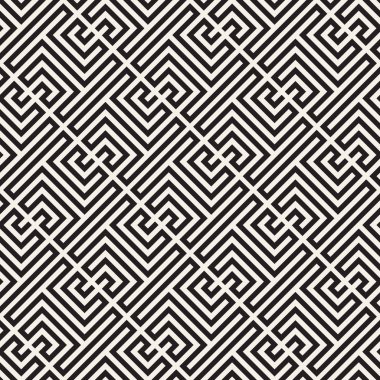 Vektör Dikişsiz örgü desen. Tek renkli kafes ile modern şık doku. Geometrik kılavuz yinelenen. Basit grafik tasarım arka plan. 