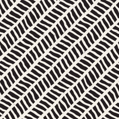 El çizimi, pürüzsüz bir şekil. Siyah beyaz soyut geometrik döşeme arkaplanı. vektör biçiminde karalama çizgisi kafesi