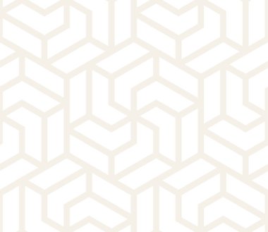 Vektör seamless ince modeli. Modern şık soyut doku. Geometrik fayans gelen çizgili öğe yinelenen