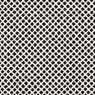 El çizimi, pürüzsüz bir şekil. Siyah beyaz soyut geometrik döşeme arkaplanı. vektör biçiminde karalama çizgisi kafesi