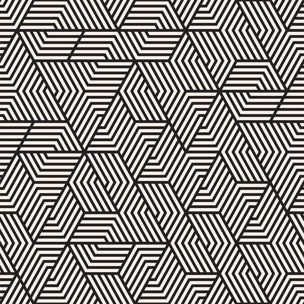 Рисунок векторных бесшовных полос. Современная стильная текстура с монохромными решетками. Повторяю геометрическую шестиугольную сетку. Простой графический дизайн решётки
.