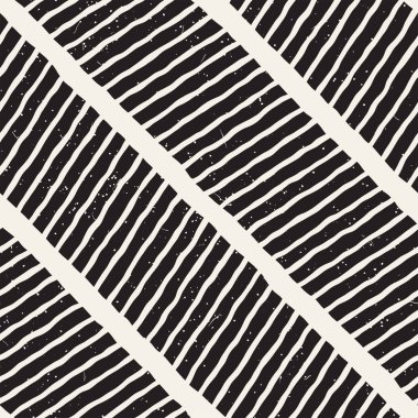 El çizimi, pürüzsüz bir şekil. Siyah beyaz soyut geometrik döşeme arkaplanı. vektör biçiminde karalama çizgisi kafesi