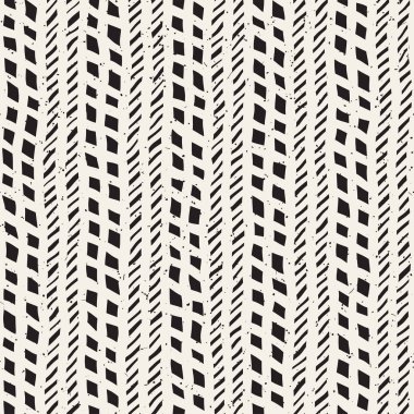 El çizimi, pürüzsüz bir şekil. Siyah beyaz soyut geometrik döşeme arkaplanı. vektör biçiminde karalama çizgisi kafesi