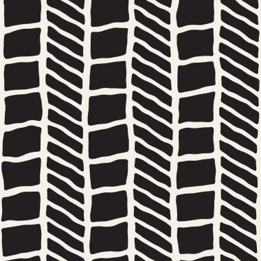 El çizimi, pürüzsüz bir şekil. Siyah beyaz soyut geometrik döşeme arkaplanı. vektör biçiminde karalama çizgisi kafesi