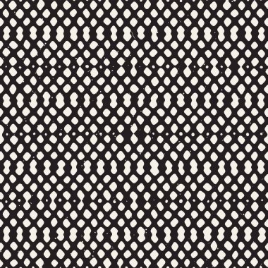 El çizimi, pürüzsüz bir şekil. Siyah beyaz soyut geometrik döşeme arkaplanı. vektör biçiminde karalama çizgisi kafesi