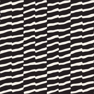 El çizimi, pürüzsüz bir şekil. Siyah beyaz soyut geometrik döşeme arkaplanı. vektör biçiminde karalama çizgisi kafesi