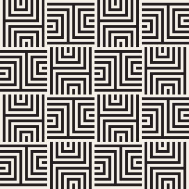 Vektör Dikişsiz örgü desen. Tek renkli kafes ile modern şık doku. Geometrik kılavuz yinelenen. Basit grafik tasarım arka plan. 