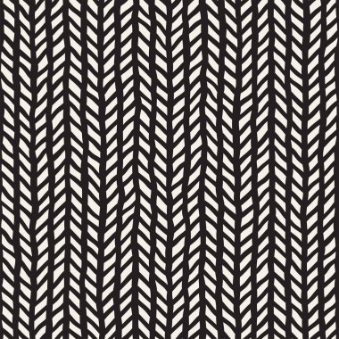 El çizimi, pürüzsüz bir şekil. Siyah beyaz soyut geometrik döşeme arkaplanı. vektör biçiminde karalama çizgisi kafesi