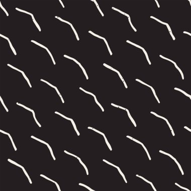 El çizimi, pürüzsüz bir şekil. Siyah beyaz soyut geometrik döşeme arkaplanı. vektör biçiminde karalama çizgisi kafesi