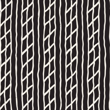 El çizimi, pürüzsüz bir şekil. Siyah beyaz soyut geometrik döşeme arkaplanı. vektör biçiminde karalama çizgisi kafesi