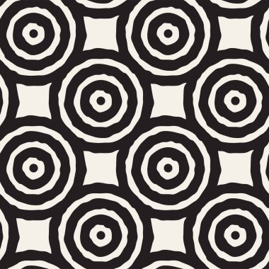 Sorunsuz soyut çizilmiş desen ver. Vektör Serbest çizgiler arka plan doku. Mürekkep fırça darbeleri basit geometrik tasarım.