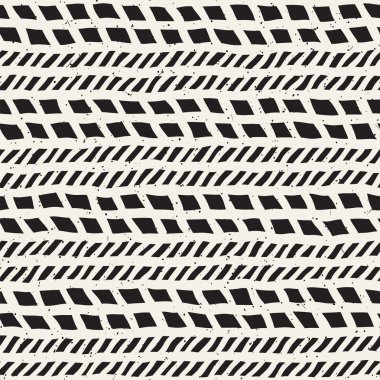 El çizimi, pürüzsüz bir şekil. Siyah beyaz soyut geometrik döşeme arkaplanı. vektör biçiminde karalama çizgisi kafesi