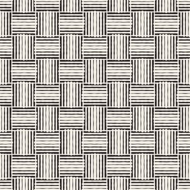 Sorunsuz soyut çizilmiş desen ver. Vektör Serbest çizgiler arka plan doku. Mürekkep fırça darbeleri basit geometrik tasarım.