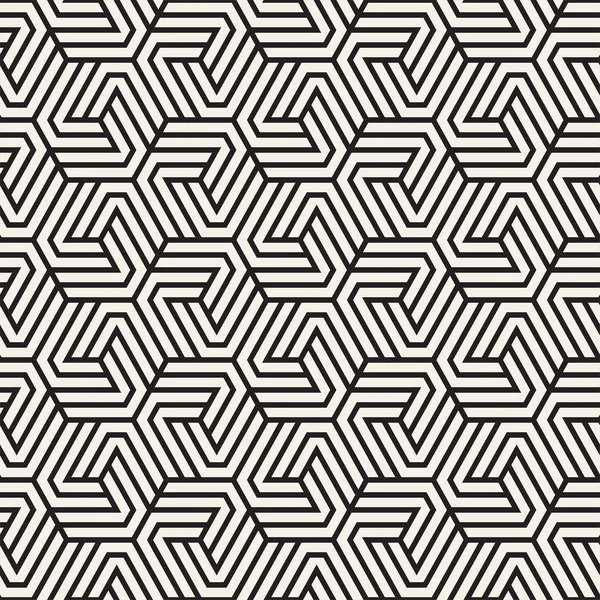 Vektör sorunsuz soyut şekiller desen. Modern şık çizgiler doku. Altıgen elemanları ile geometrik fayans yinelenen