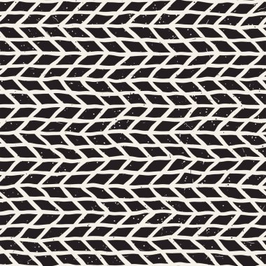 El çizimi, pürüzsüz bir şekil. Siyah beyaz soyut geometrik döşeme arkaplanı. vektör biçiminde karalama çizgisi kafesi