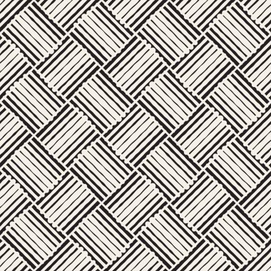 Sorunsuz soyut çizilmiş desen ver. Vektör Serbest çizgiler arka plan doku. Mürekkep fırça darbeleri basit geometrik tasarım.