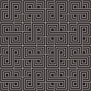 Vektör Dikişsiz örgü desen. Tek renkli kafes ile modern şık doku. Geometrik kılavuz yinelenen. Basit grafik tasarım arka plan. 