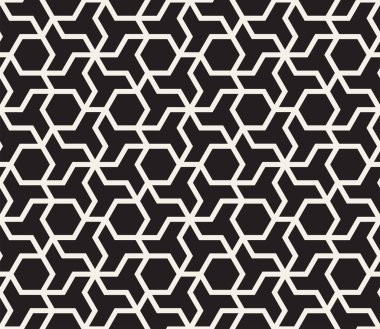 Vektör kusursuz desen. Modern stil soyut doku. Çizgili elementten geometrik fayanslar tekrarlanıyor