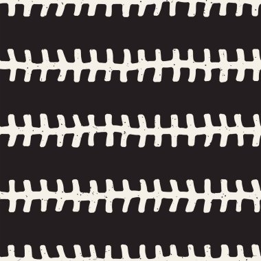 El çizimi, pürüzsüz bir şekil. Siyah beyaz soyut geometrik döşeme arkaplanı. vektör biçiminde karalama çizgisi kafesi