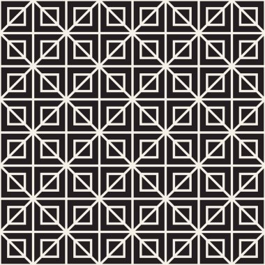 Vektör Dikişsiz örgü desen. Tek renkli kafes ile modern şık doku. Geometrik kılavuz yinelenen. Basit grafik tasarım arka plan. 