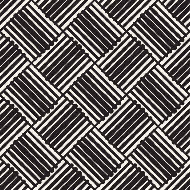 Sorunsuz soyut çizilmiş desen ver. Vektör Serbest çizgiler arka plan doku. Mürekkep fırça darbeleri geometrik tasarım.