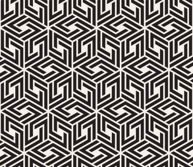 Vektör kusursuz desen. Modern stil soyut doku. Tekrarlanan geometrik fayanslar