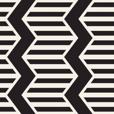 Vektör sorunsuz zikzak çizgi deseni. Şık geometrik arka plan. Yinelenen kafes arka plan