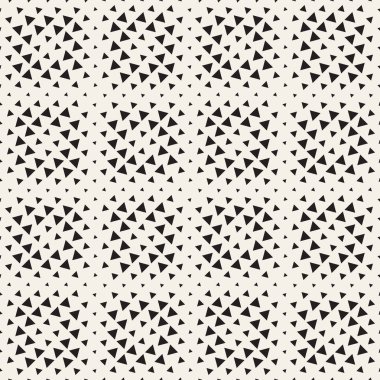 Şık noktalı resim doku. Rasgele boyutu şekillerle sonsuz arka plan. Vektör sorunsuz mozaik desen.