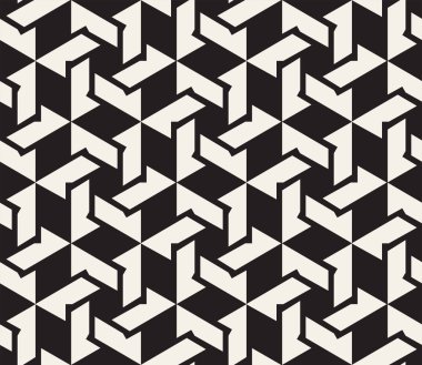 Vektör seamless modeli. Modern şık soyut doku. Geometrik yinelenen döşer çizgili öğeleri ben