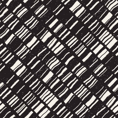 Vektör Dikişsiz serbest desen. Tek renkli yazdırma elle çizilmiş chevron doku doodle. Modern grafik tasarım.