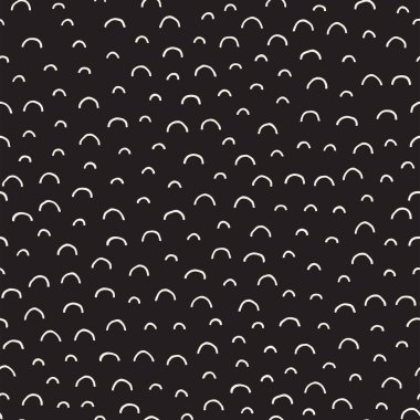 Sorunsuz vektör desen. Geometrik şekiller rastgele dağılmış. Retro arka plan