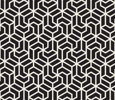 Vektör seamless modeli. Modern şık soyut doku. Geometrik yinelenen döşer çizgili öğeleri ben