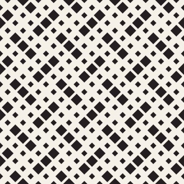 Şık noktalı resim doku. Rasgele boyutu şekillerle sonsuz arka plan. Vektör sorunsuz mozaik desen.