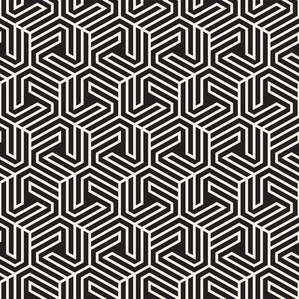 Patrón de formas abstractas sin costura vectorial. Textura de rayas con estilo moderno. Repetir baldosas geométricas — Archivo Imágenes Vectoriales