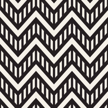 Vektör sorunsuz zikzak çizgi deseni. Şık geometrik arka plan. Yinelenen kafes arka plan