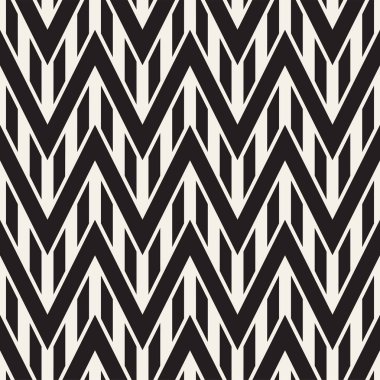 Vektör sorunsuz zikzak çizgi deseni. Şık geometrik arka plan. Yinelenen kafes arka plan