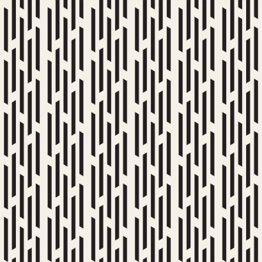 Vektörsüz çizgili desen. Monokrom sarmallı modern stil dokusu. Geometrik altıgen ızgara tekrarlanıyor. Basit kafes tasarımı.