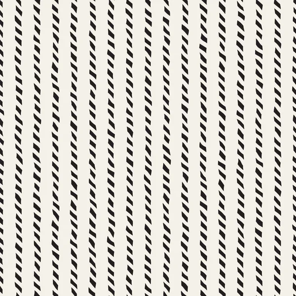 Las líneas dibujadas a mano patrón sin costura. Fondo de baldosas geométricas abstracto. Freehand textura en blanco y negro . — Archivo Imágenes Vectoriales